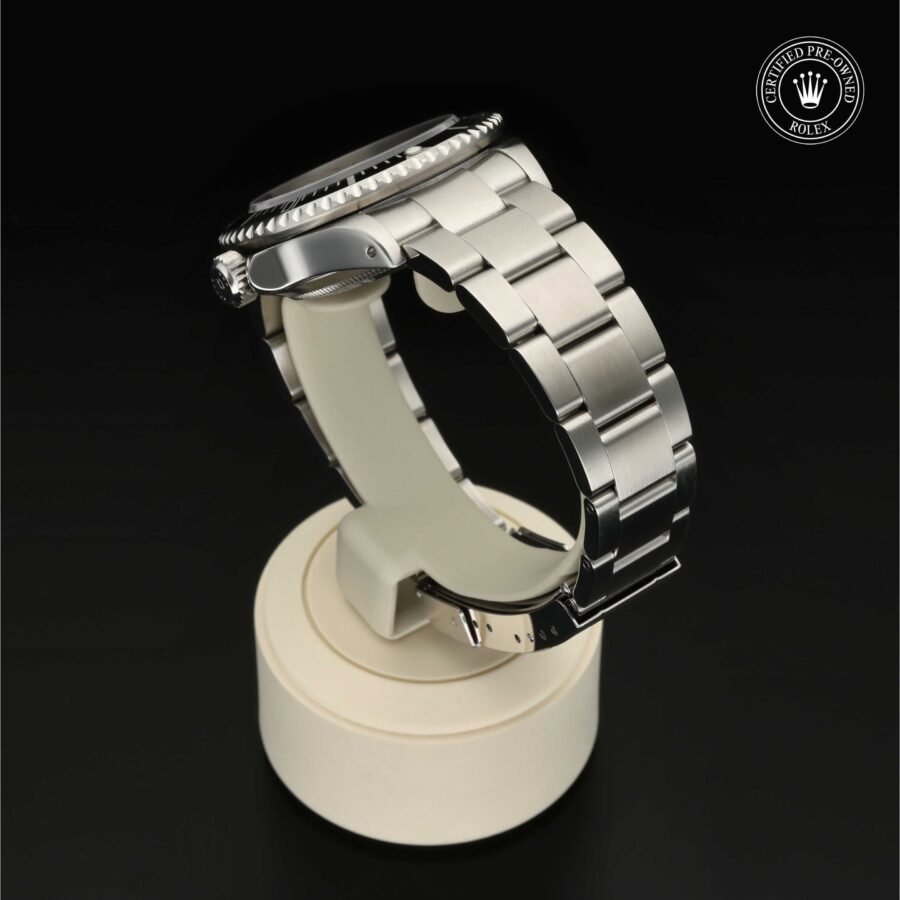 : Sea-Dweller aus Edelstahl Oystersteel von Rolex Certified Pre-Owned