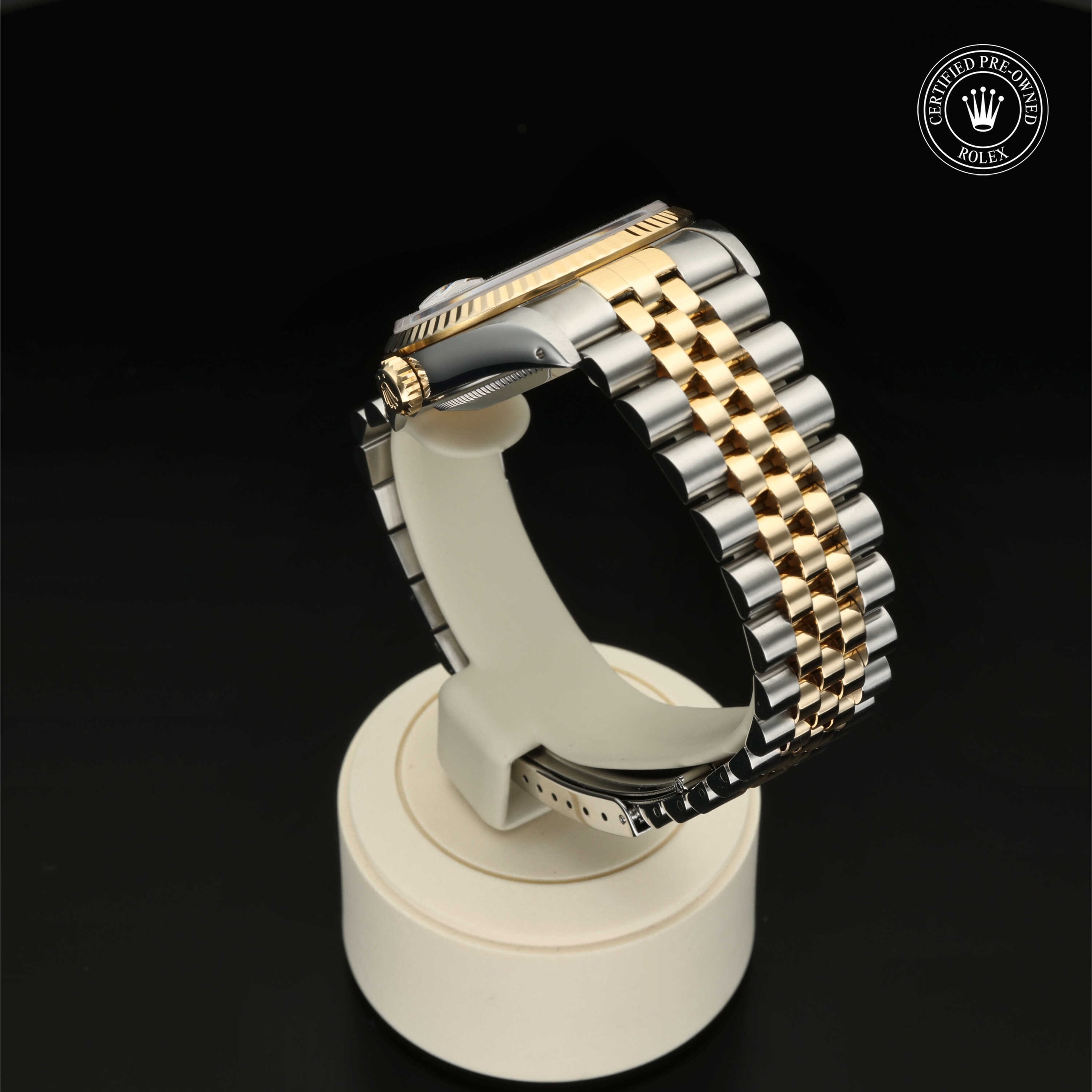 : Datejust 36 aus Edelstahl Oystersteel und Gold von Rolex Certified Pre-Owned