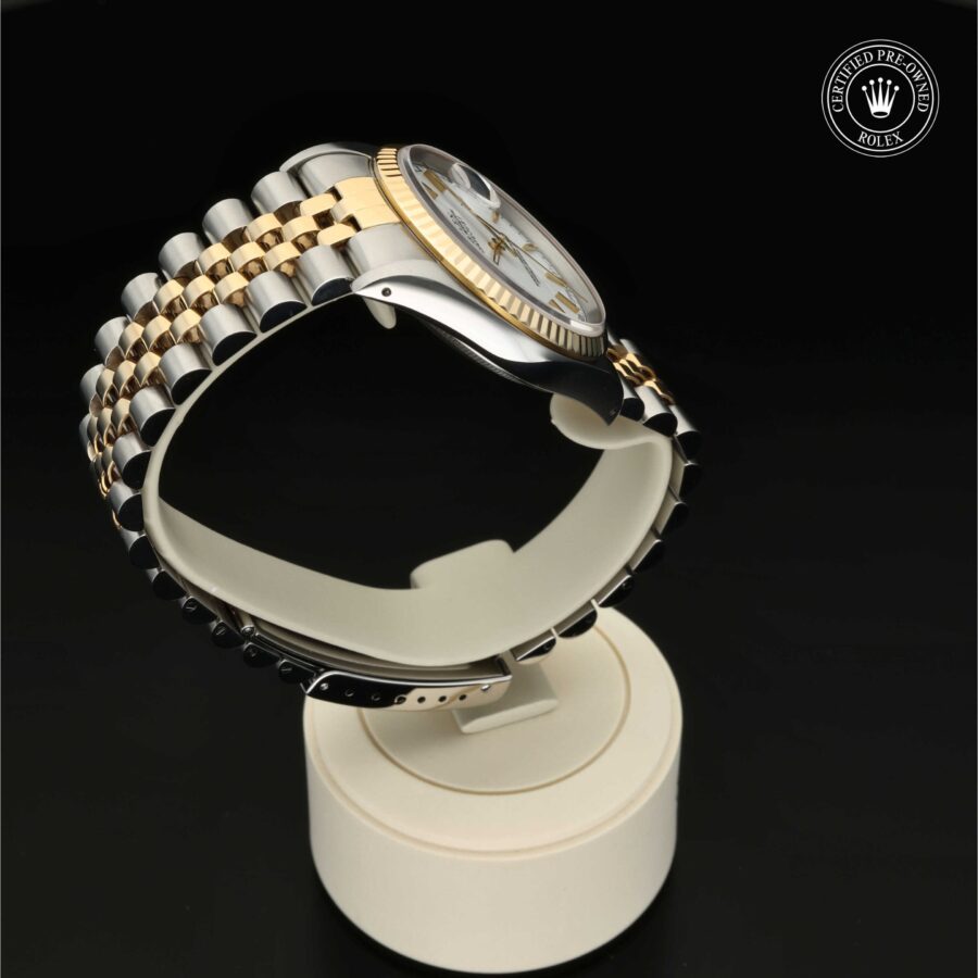 : Datejust 36 aus Edelstahl Oystersteel und Gold von Rolex Certified Pre-Owned