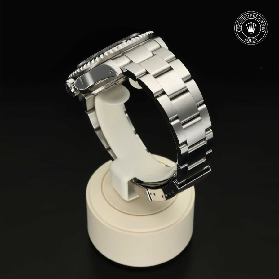 : Sea-Dweller aus Edelstahl Oystersteel von Rolex Certified Pre-Owned