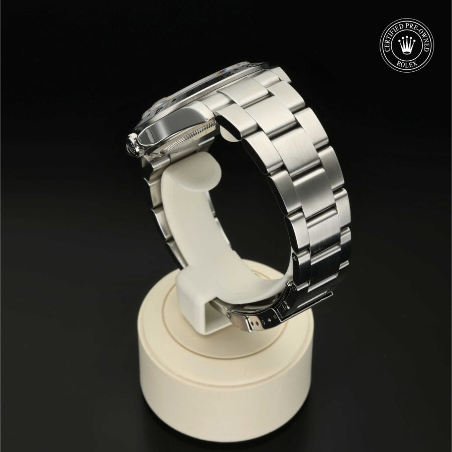 : Explorer II aus Edelstahl Oystersteel von Rolex Certified Pre-Owned