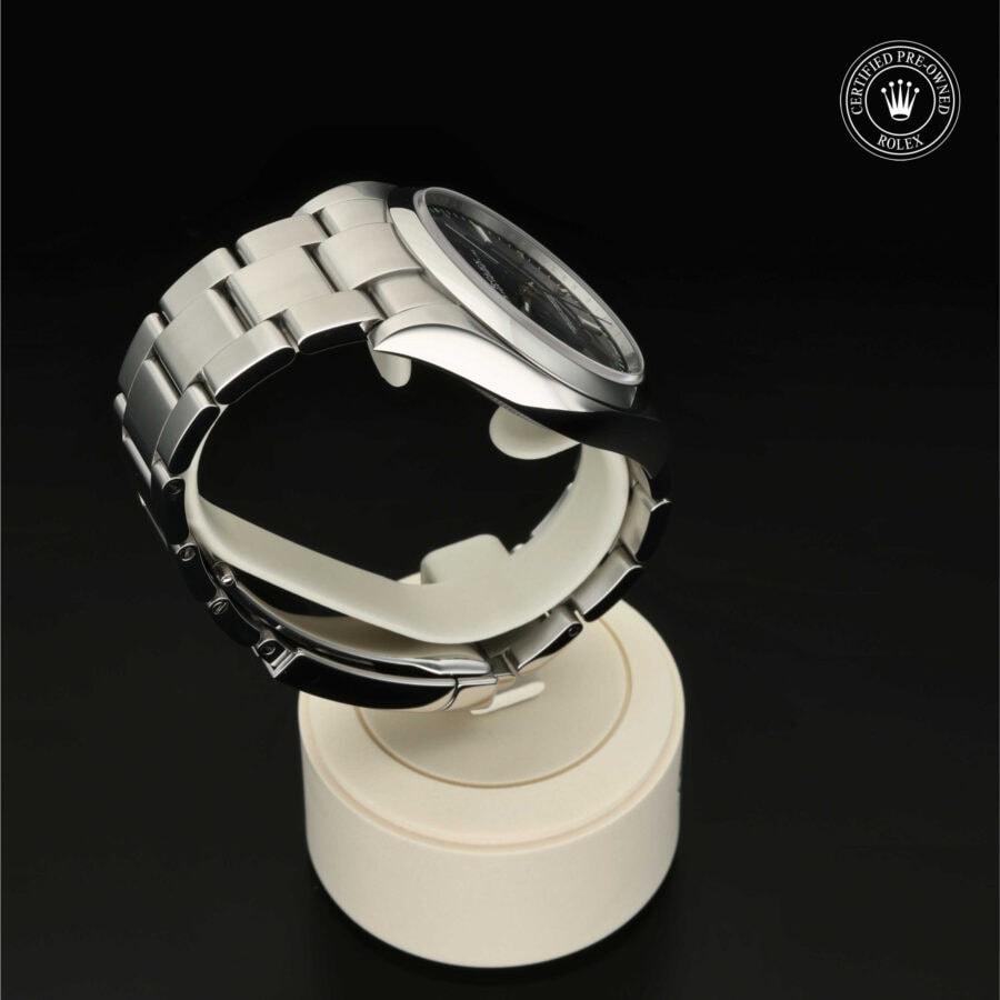 : Oyster Perpetual 39 aus Edelstahl Oystersteel von Rolex Certified Pre-Owned