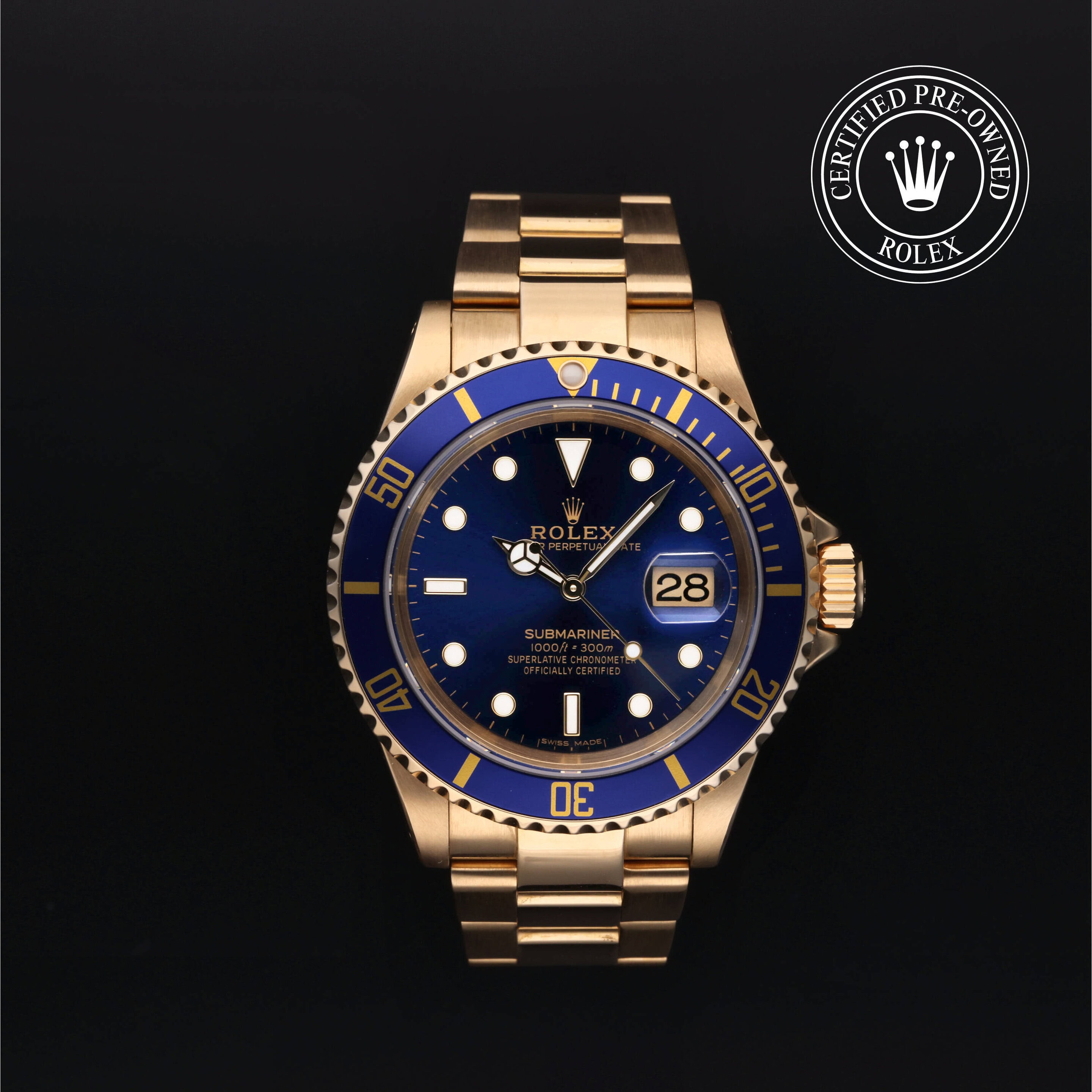 : Submariner Date aus Gold von Rolex Certified Pre-Owned