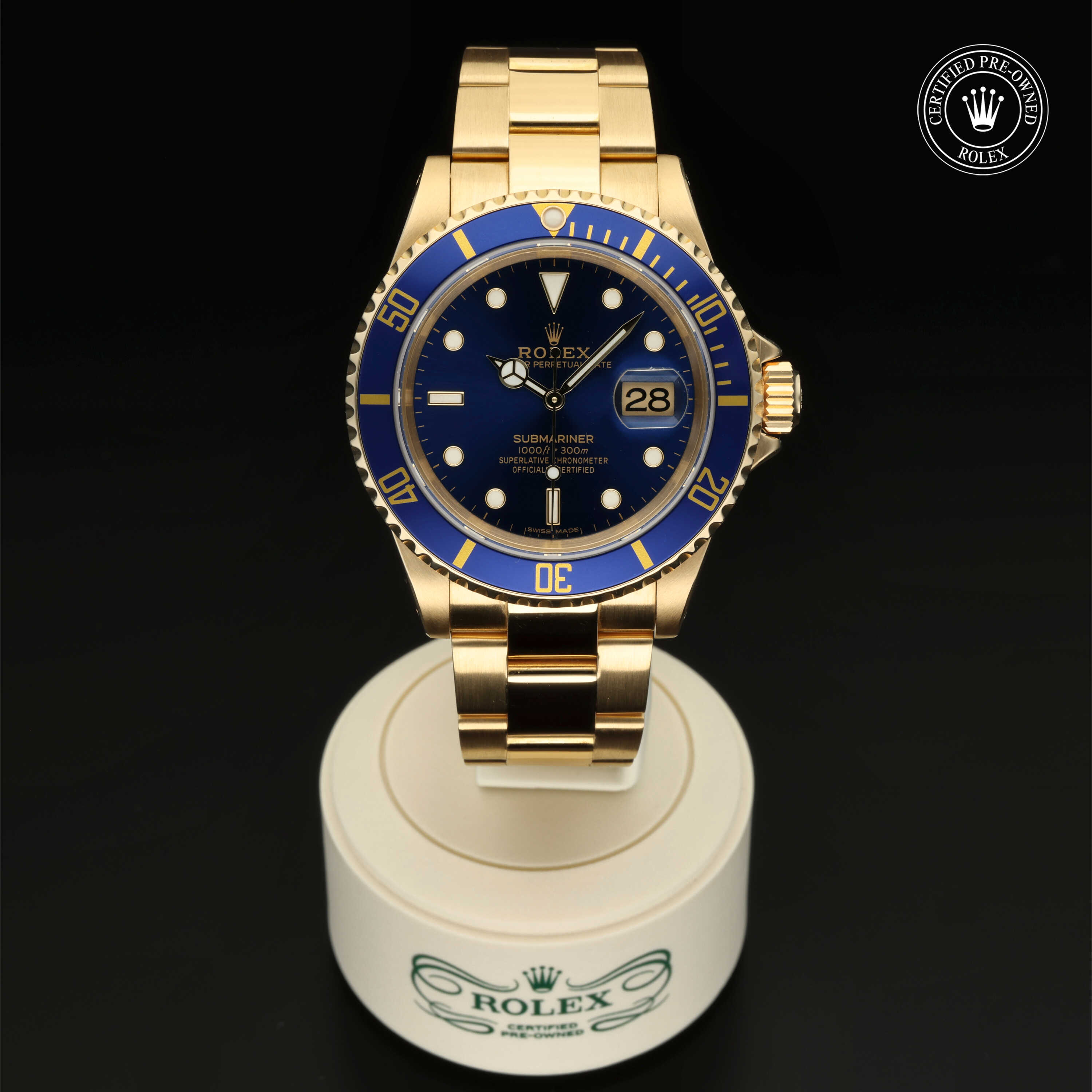 : Submariner Date aus Gold von Rolex Certified Pre-Owned