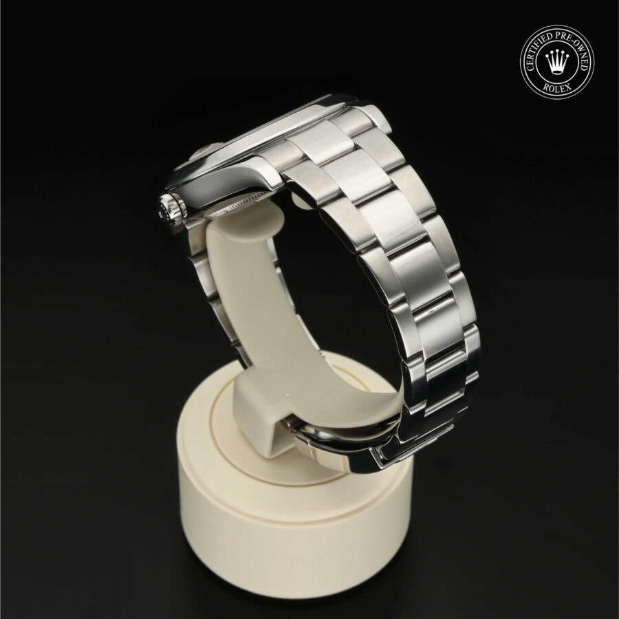 : Datejust II aus Edelstahl Oystersteel von Rolex Certified Pre-Owned