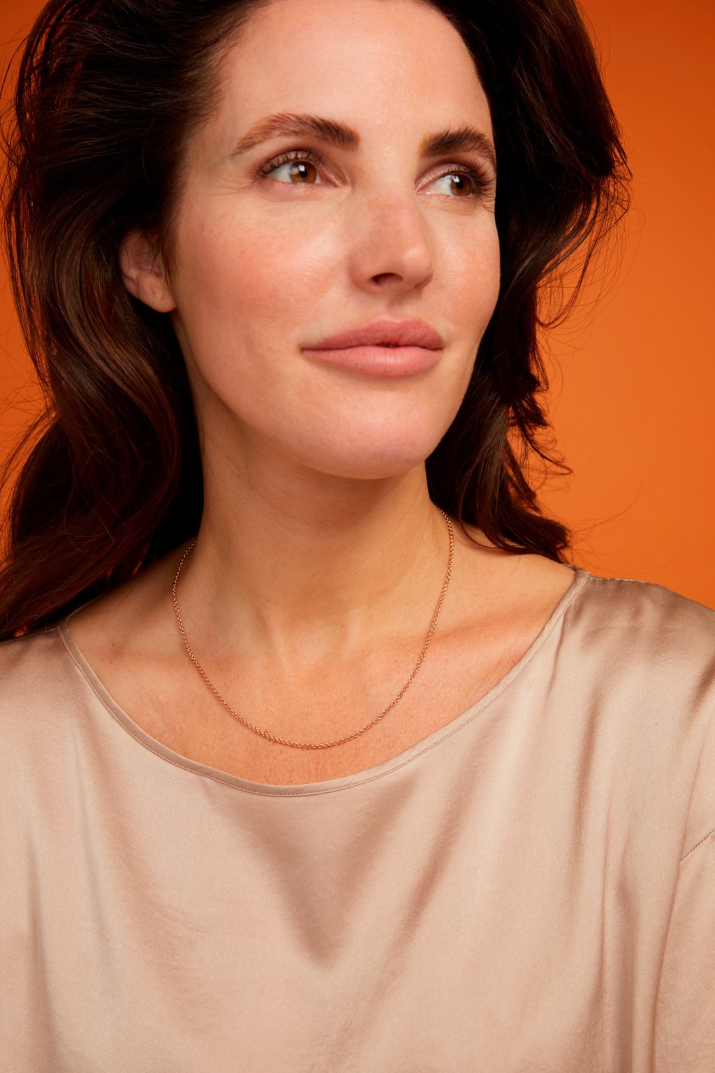 Schmuck: Bron Lux Halskette Roségold aus 750 Roségold von Bron