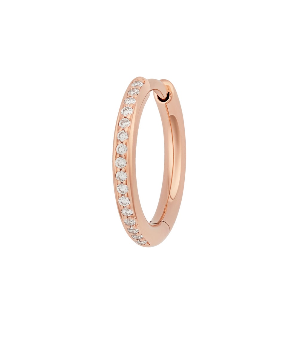 Schmuck: Bron Lux Diamant Creolen Roségold aus 750 Roségold von Bron
