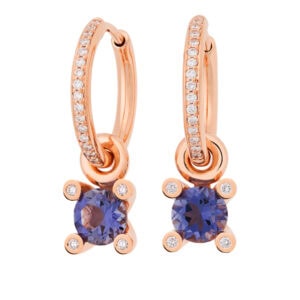 Schmuck: Bron Lux Diamant Creolen Roségold aus 750 Roségold von Bron