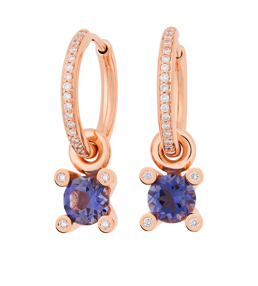 Schmuck: Bron Lux Diamant Creolen Roségold aus 750 Roségold von Bron