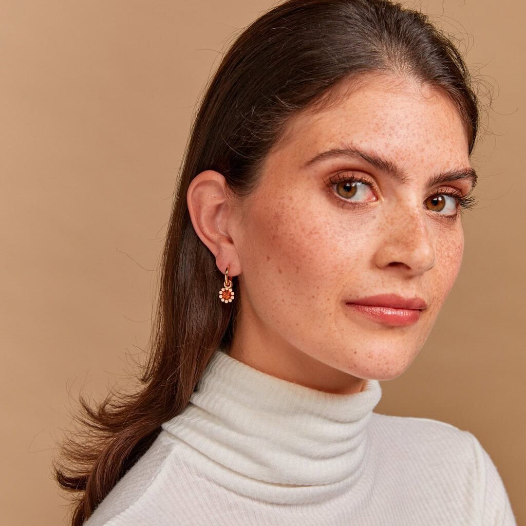 Schmuck: Bron Lux Creolen Roségold aus 750 Roségold von Bron