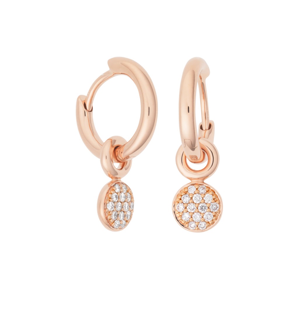 Schmuck: Bron Stardust Diamant Pavé Einhänger Roségold aus 750 Roségold von Bron