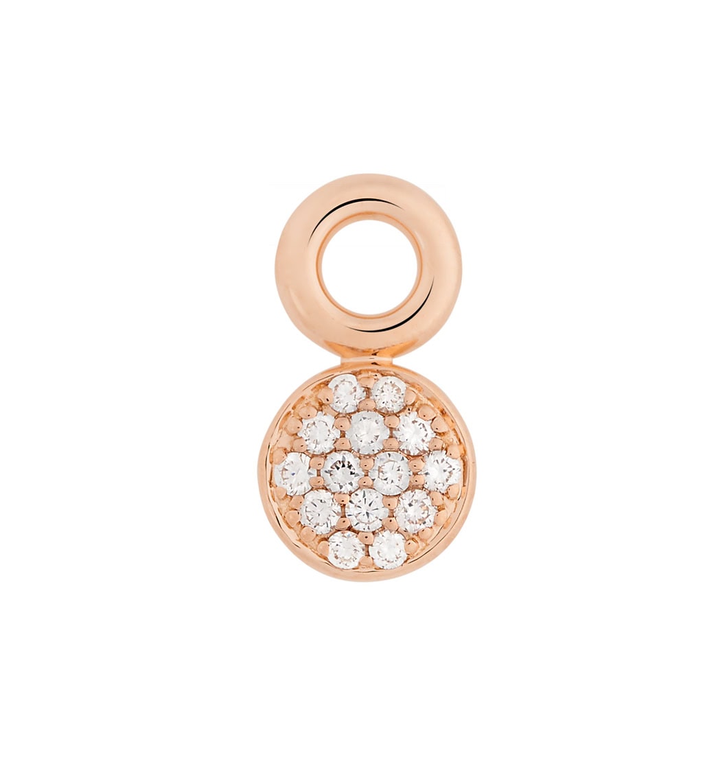 Schmuck: Bron Stardust Diamant Pavé Einhänger Roségold aus 750 Roségold von Bron