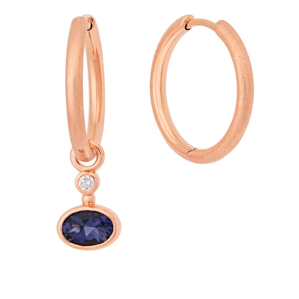 Schmuck: Bron Lux Creolen Roségold aus 750 Roségold von Bron