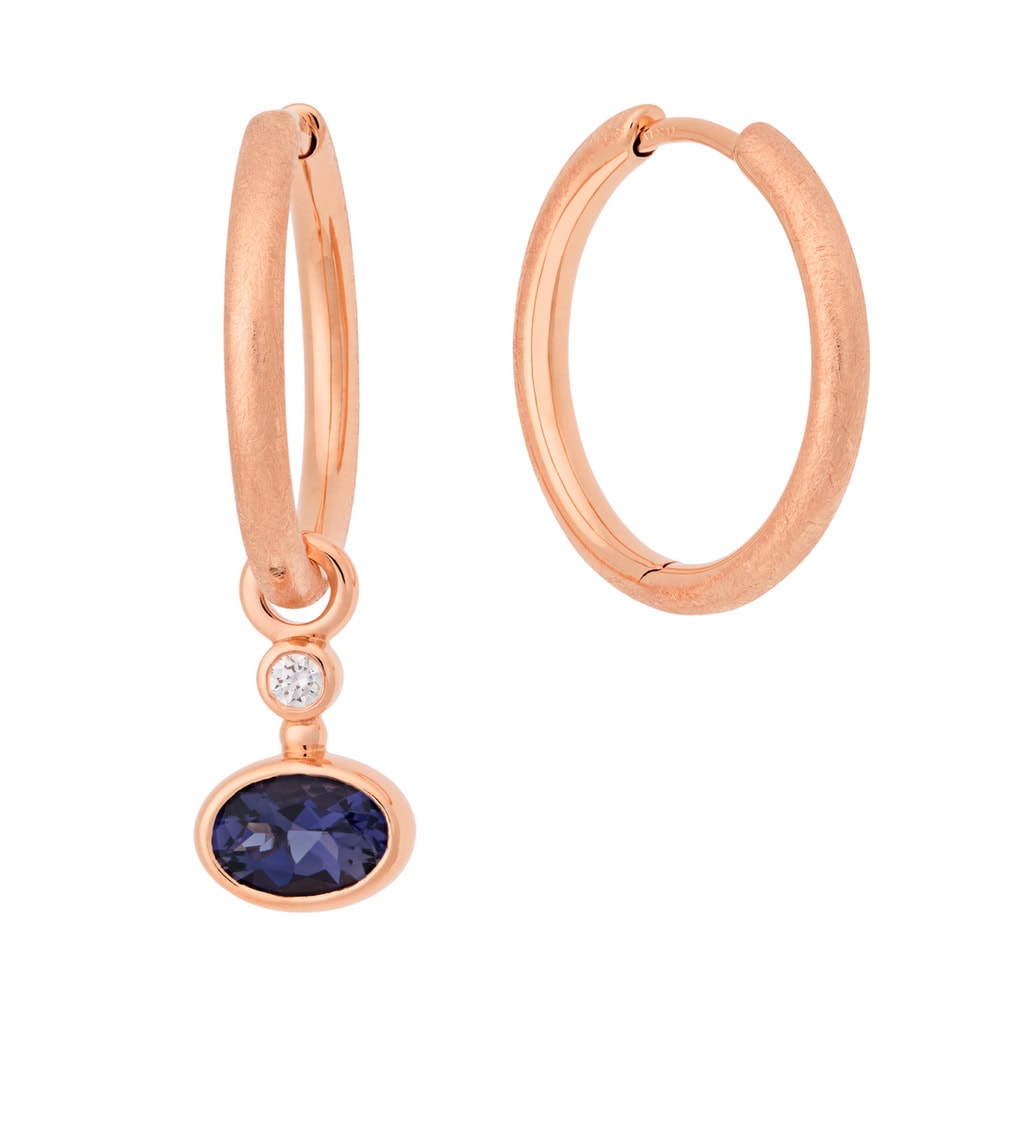 Schmuck: Bron Lux Creolen Roségold aus 750 Roségold von Bron