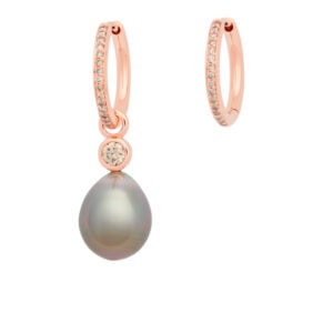 Schmuck: Bron Joy Diamant Perl Einhänger Roségold aus 750 Roségold von Bron