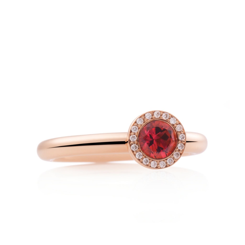 Schmuck: Bron Sushi Diamant Farbstein Ring Roségold aus 750 Roségold von Bron