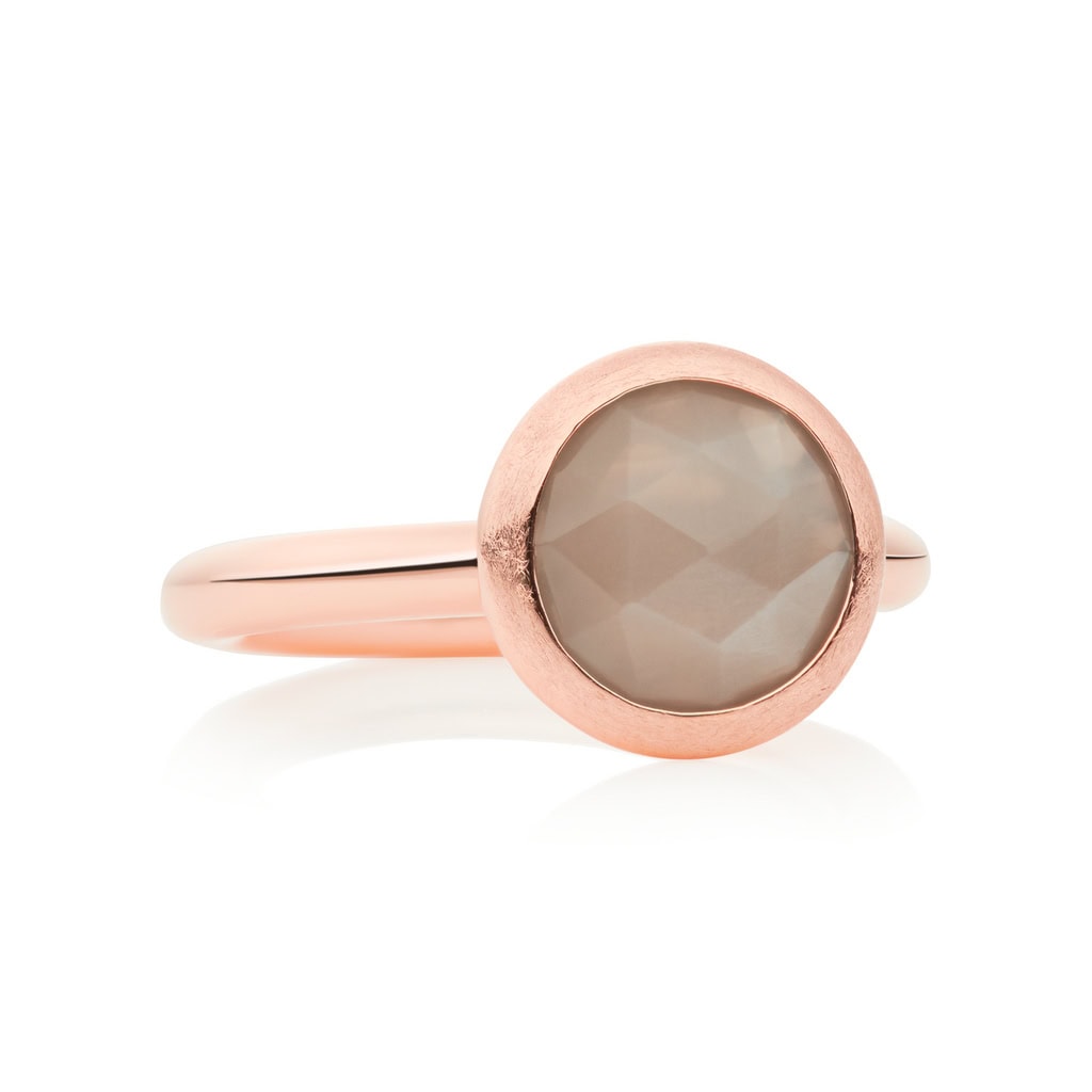 Schmuck: Bron Sushi Farbstein Ring Roségold aus 750 Roségold von Bron
