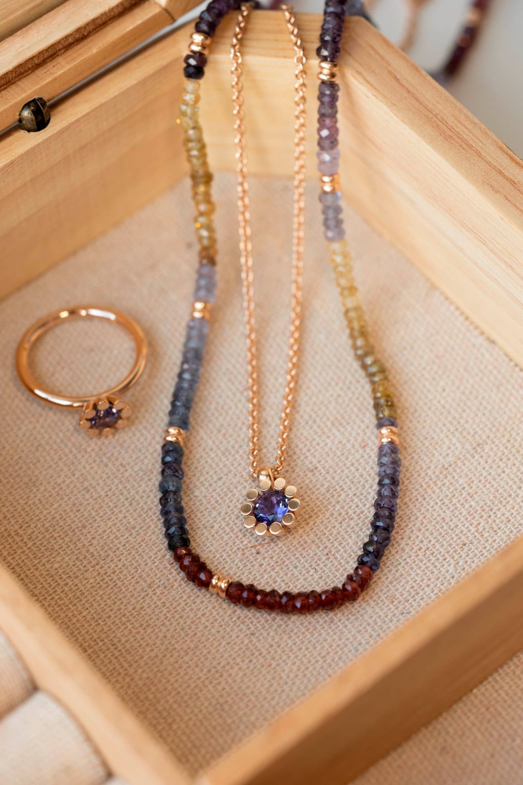 Schmuck: Bron Lux Halskette Roségold aus 750 Roségold von Bron