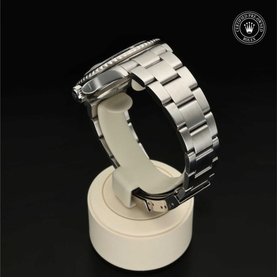 : Submariner Date aus Edelstahl Oystersteel von Rolex Certified Pre-Owned