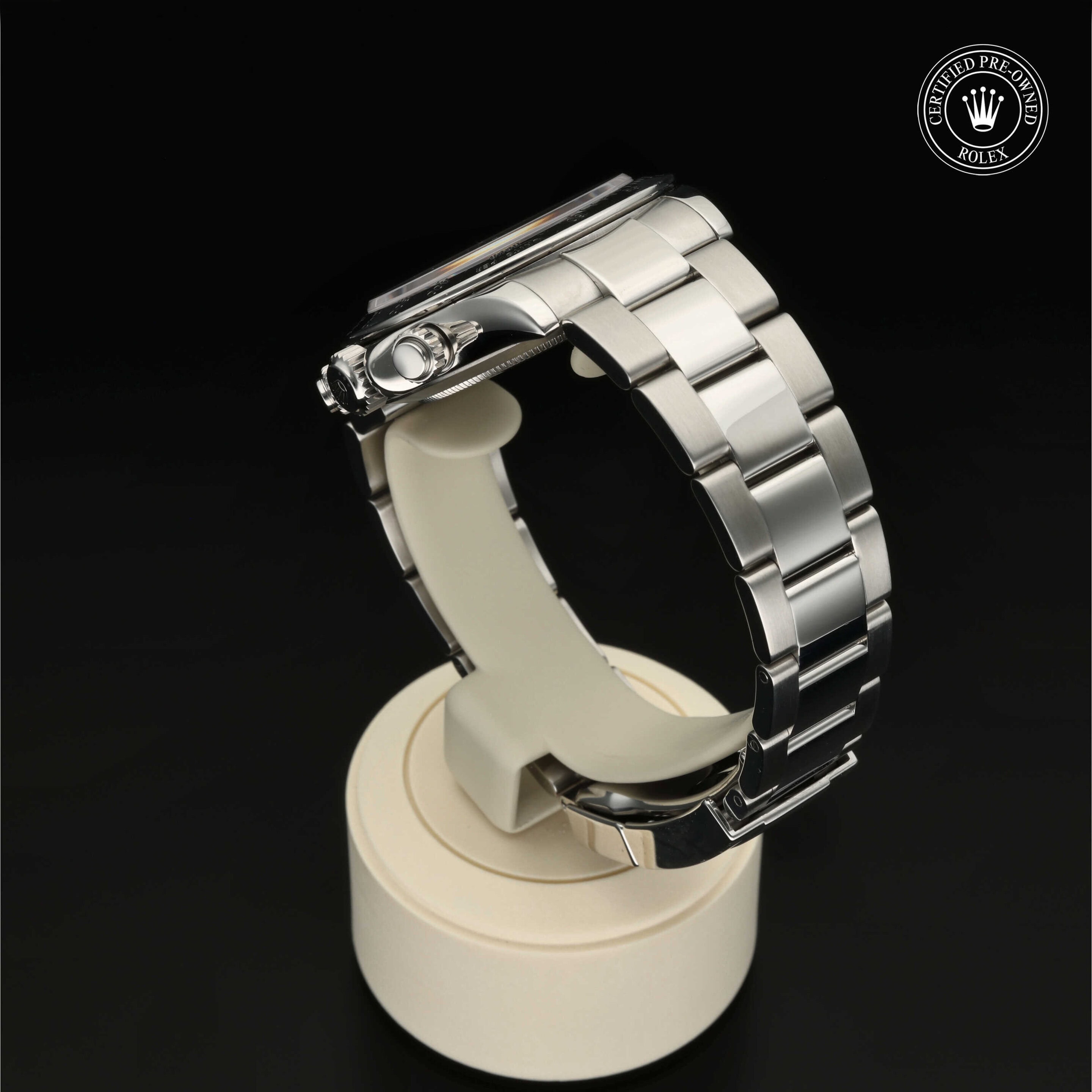 : Cosmograph Daytona 2008 aus Edelstahl Oystersteel von Rolex Certified Pre-Owned