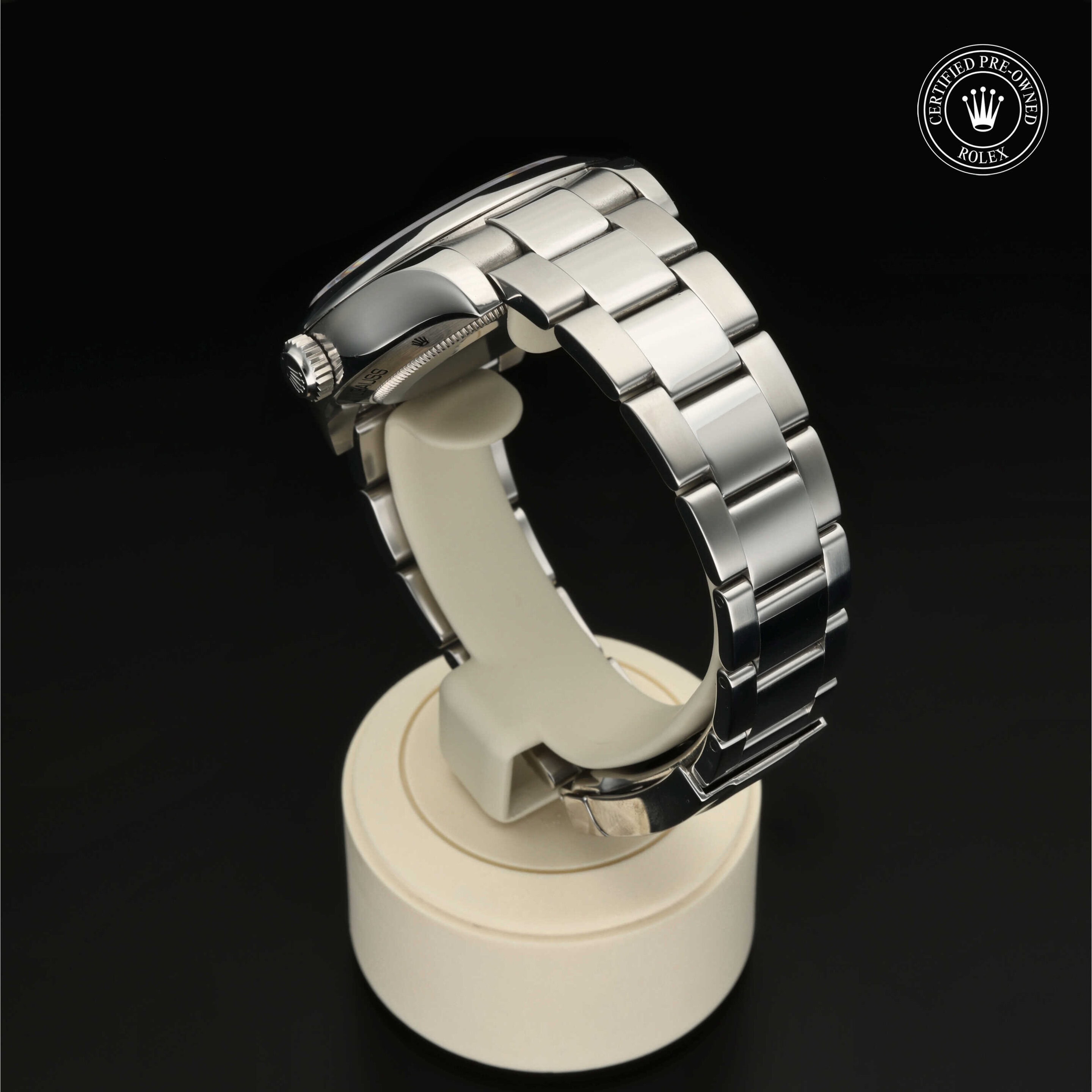 : Milgauss aus Edelstahl Oystersteel von Rolex Certified Pre-Owned