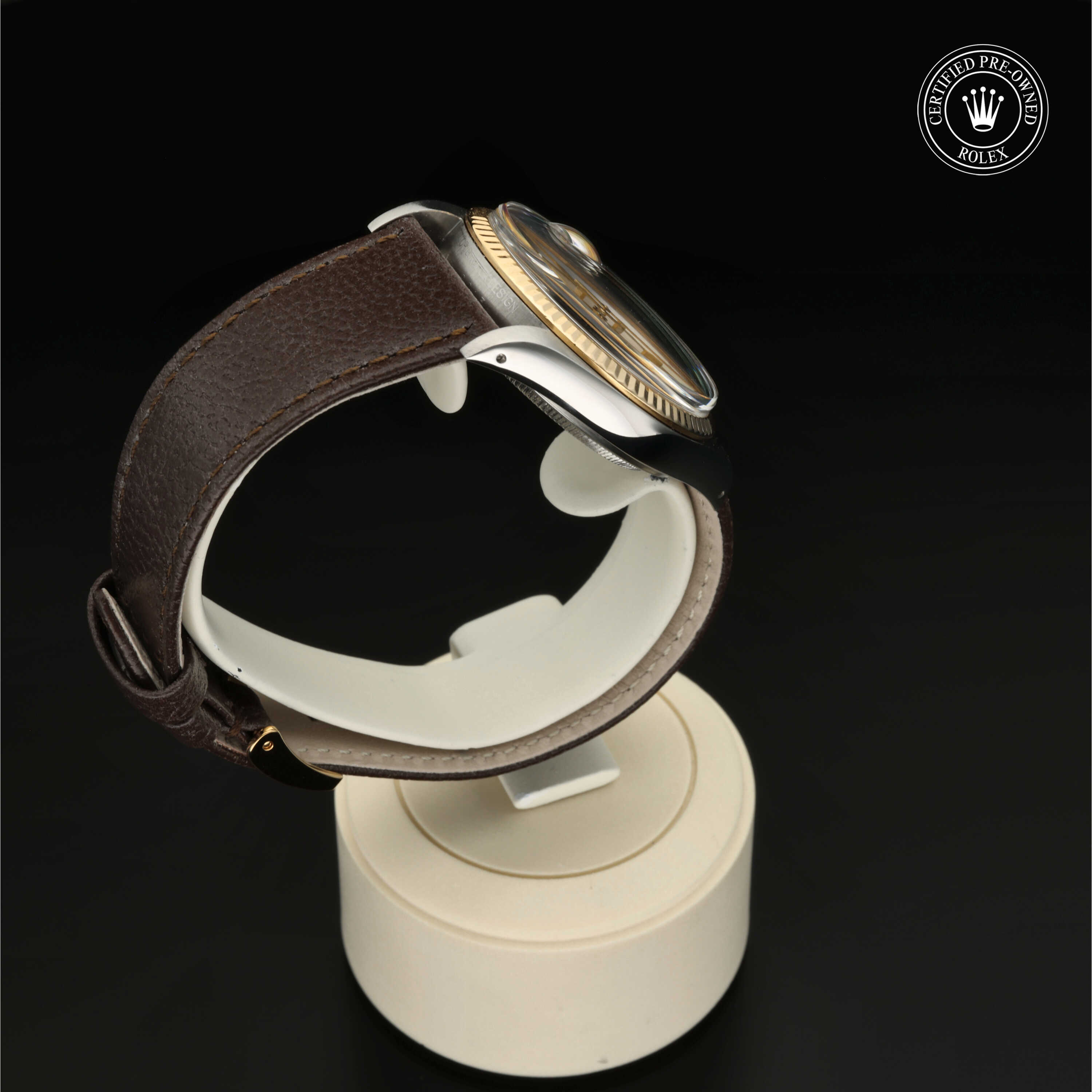 : Datejust 36 aus Edelstahl Oystersteel und Gold von Rolex Certified Pre-Owned