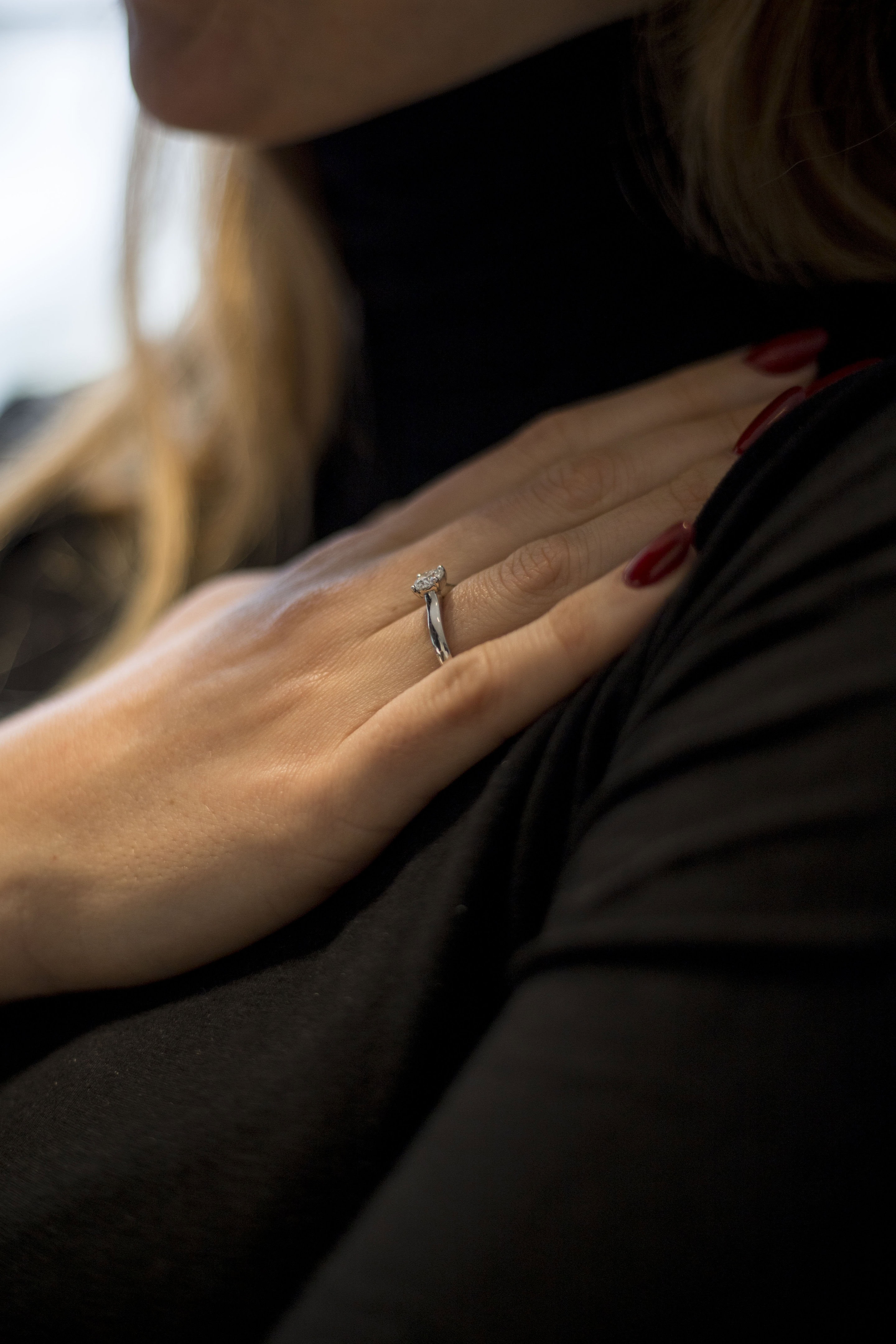 Schmuck: Soltaire Ring Platin aus 950 Platin von Hans D. Krieger