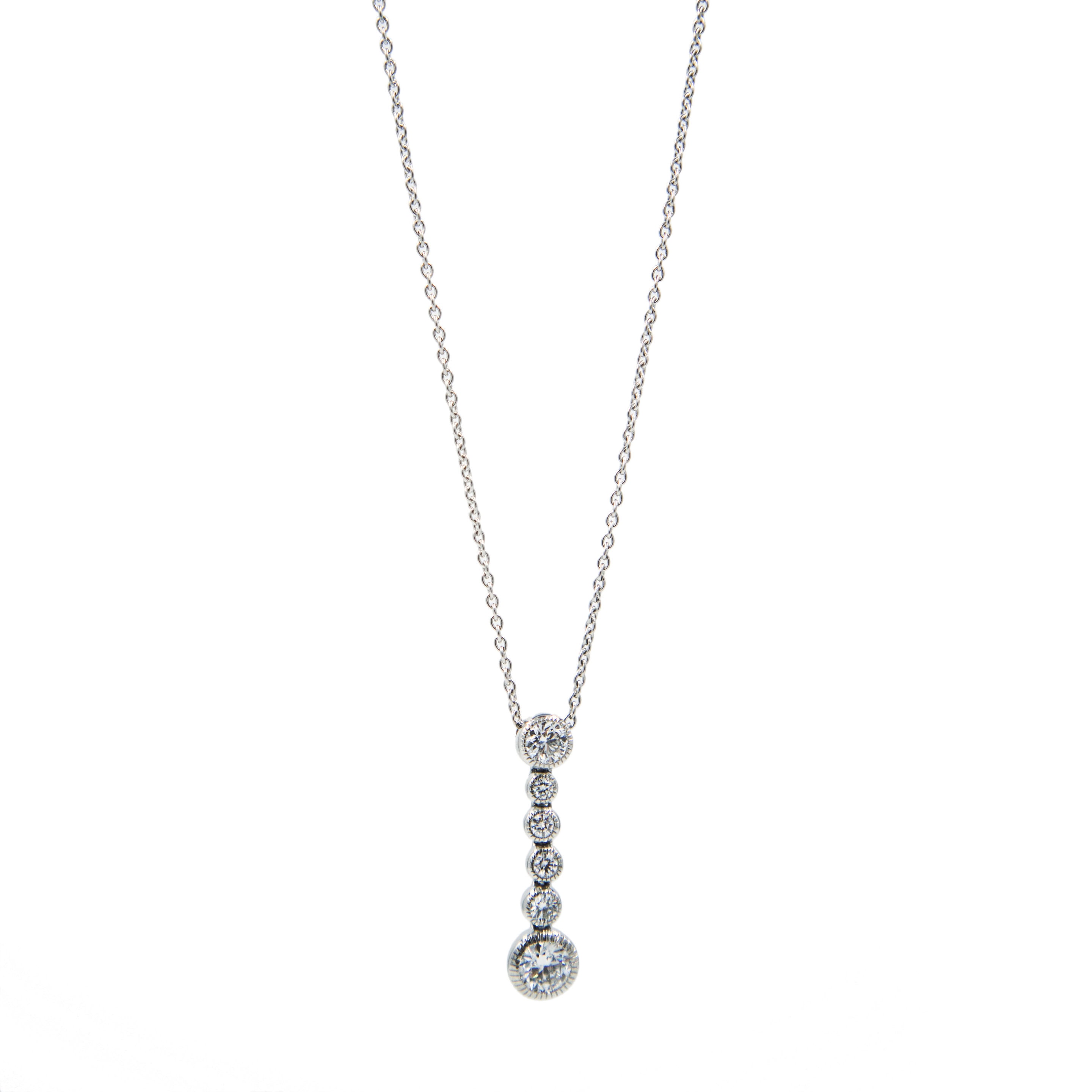 Schmuck: Halskette mit Diamanten Platin aus 950 Platin von Hans D. Krieger