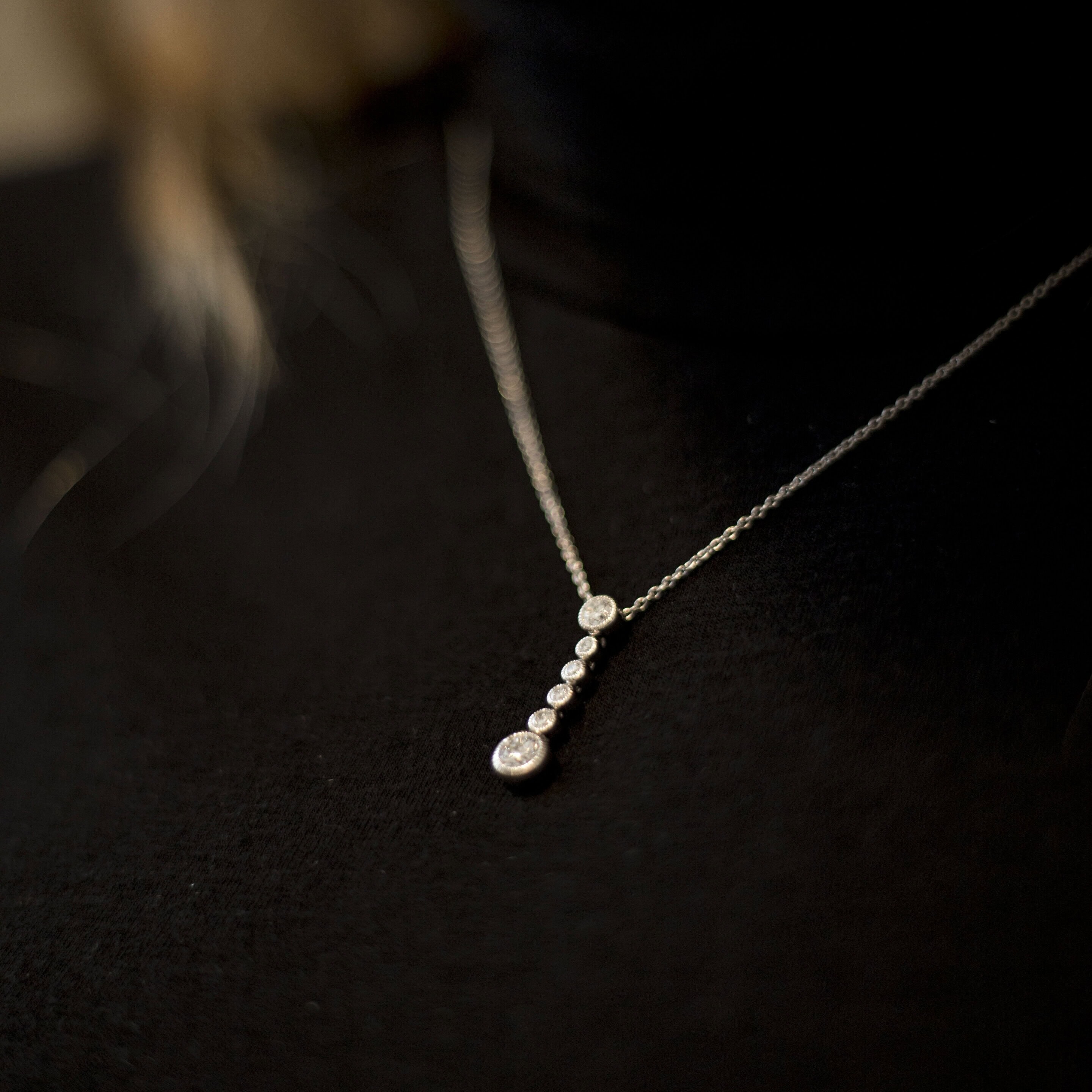 Schmuck: Halskette mit Diamanten Platin aus 950 Platin von Hans D. Krieger