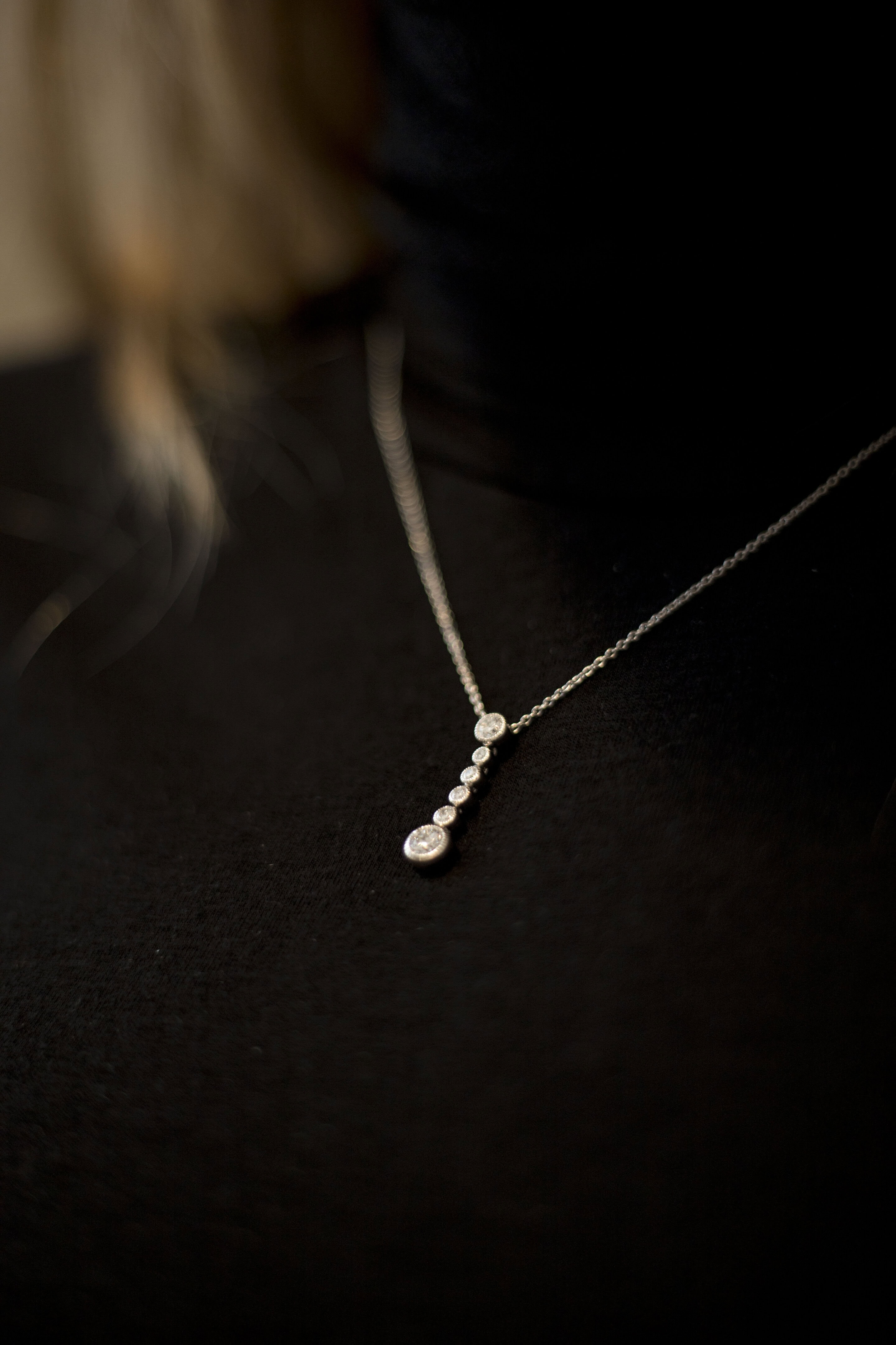 Schmuck: Halskette mit Diamanten Platin aus 950 Platin von Hans D. Krieger