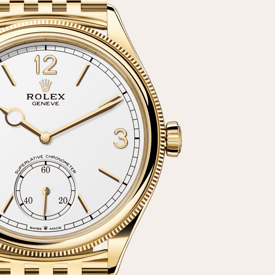 Rolex 1908 mit Zifferblatt Tiefweiß (M52508-0008) – Juwelier-Eckstein