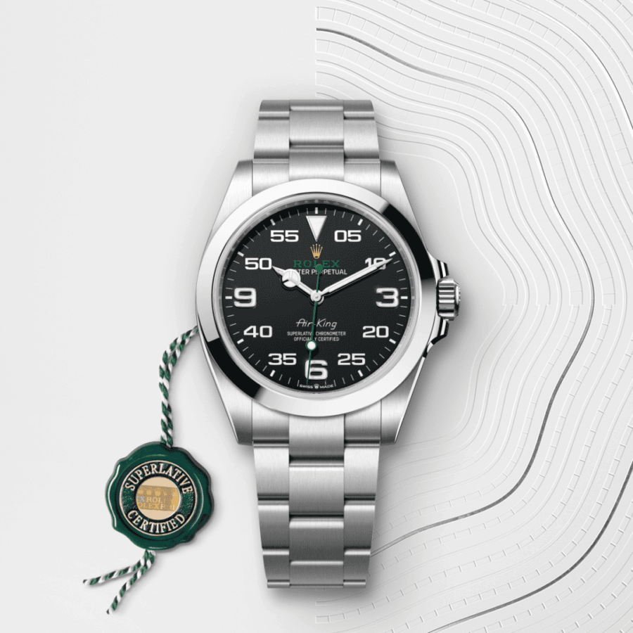 Rolex Air-King mit Kaliber 3230, Rolex Manufakturwerk (M126900-0001) – Juwelier-Eckstein