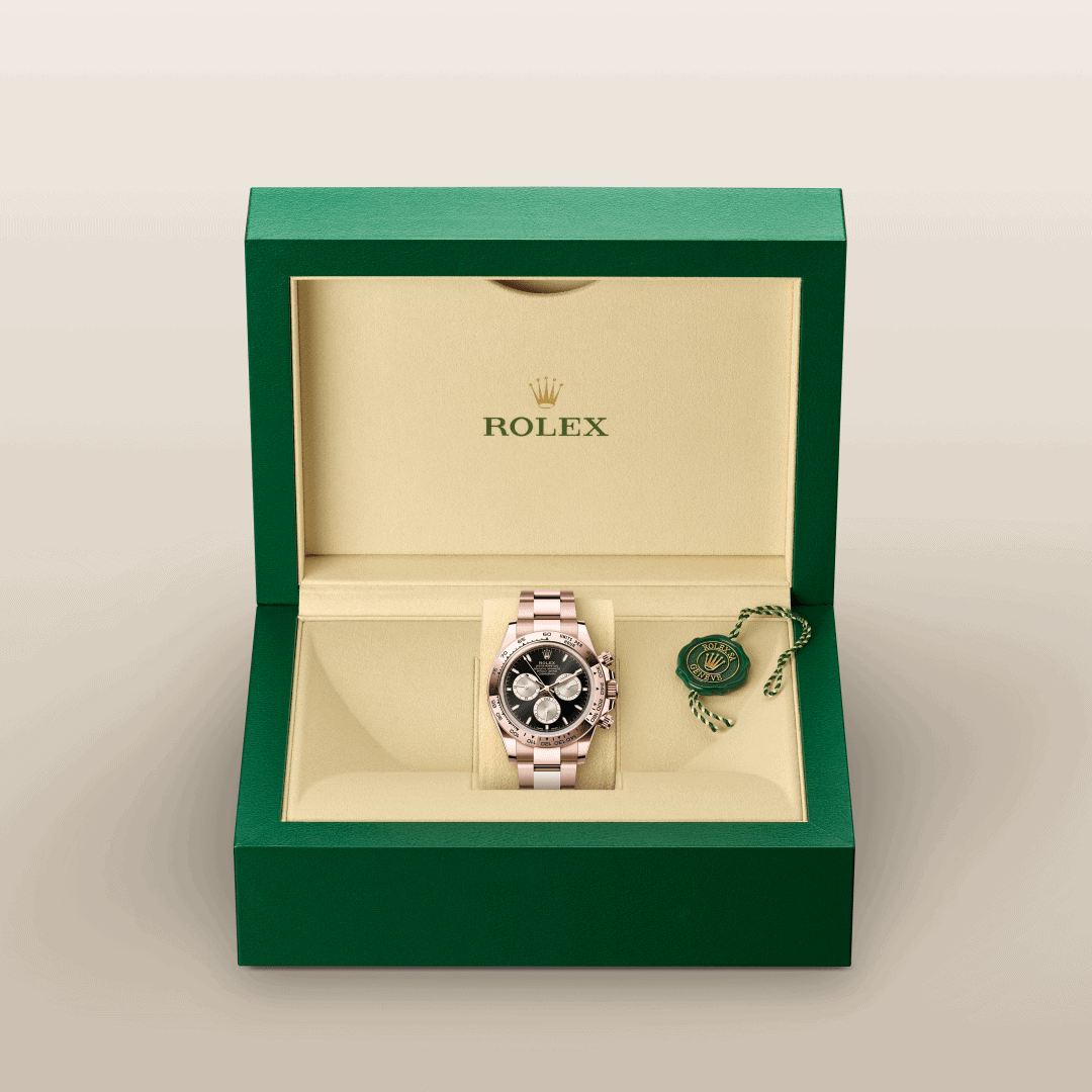 Rolex Cosmograph Daytona mit Oyster-Band (dreireihig), massive Elemente (M126505-0001) – Juwelier-Eckstein