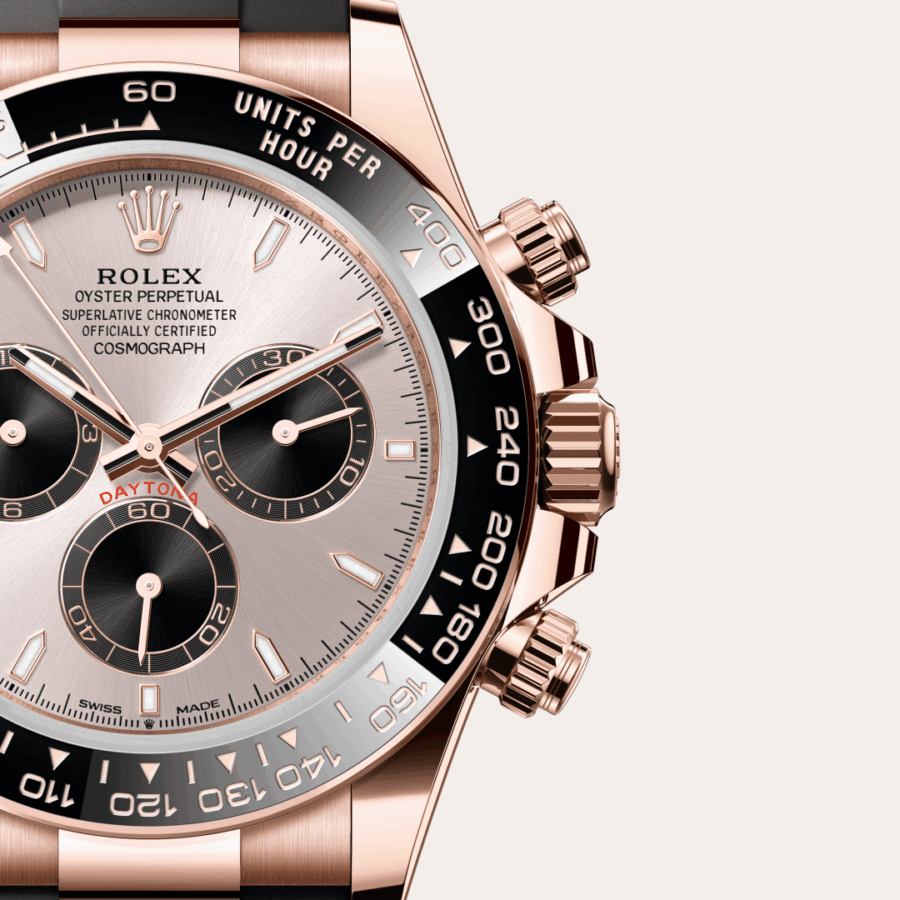 Rolex Cosmograph Daytona mit Zifferblatt Sundust und strahlend schwarz (M126515LN-0006) – Juwelier-Eckstein