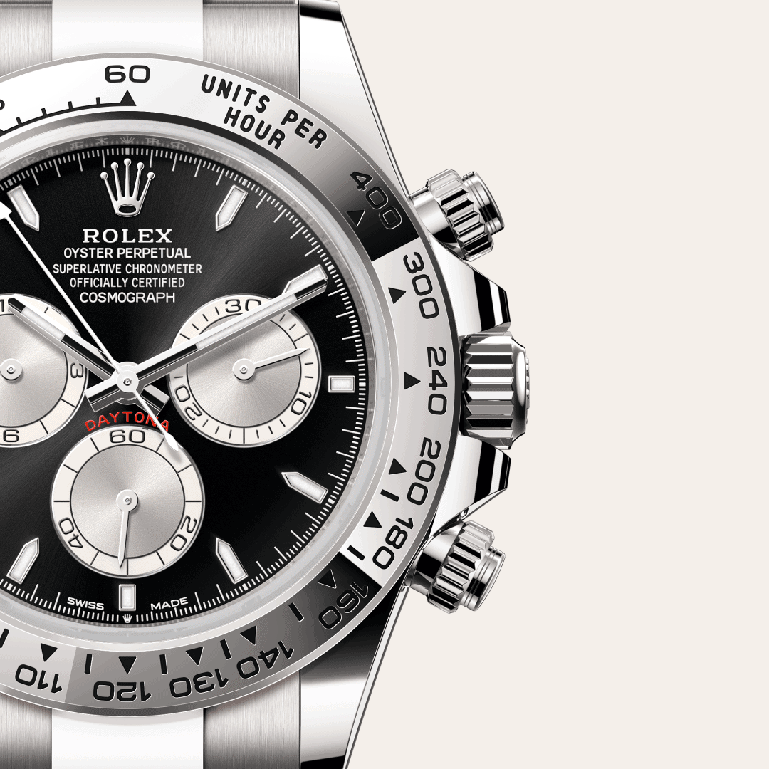 Rolex Cosmograph Daytona mit Zifferblatt Strahlend schwarz und stahlgrau (M126509-0001) – Juwelier-Eckstein