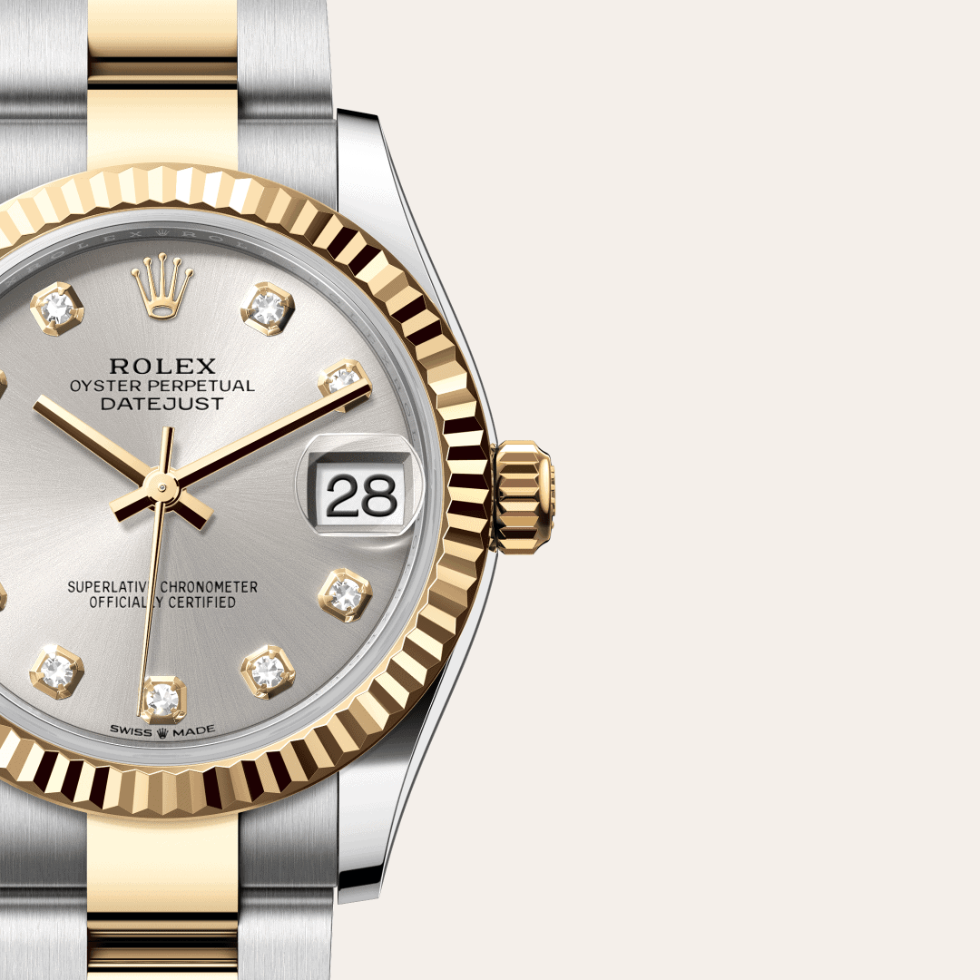 Rolex Datejust 31 mit Zifferblatt Silbern mit Diamanten (M278273-0019) – Juwelier-Eckstein