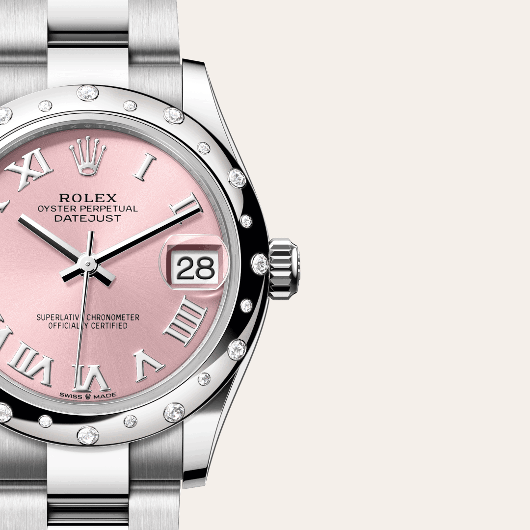 Rolex Datejust 31 mit Zifferblatt Roséfarben (M278344RBR-0021) – Juwelier-Eckstein
