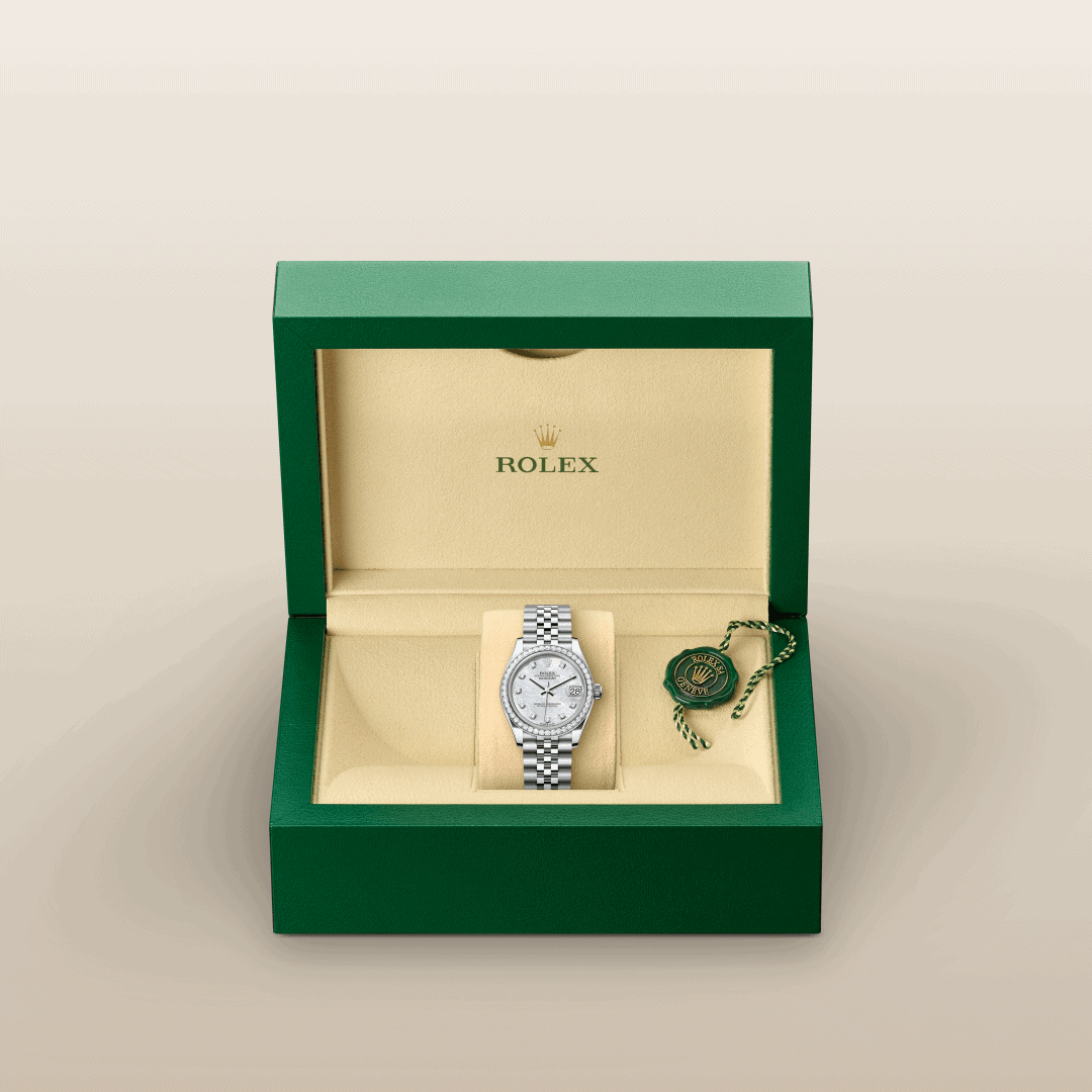 Rolex Datejust 31 mit Jubilee, fünfreihig (M278384RBR-0008) – Juwelier-Eckstein