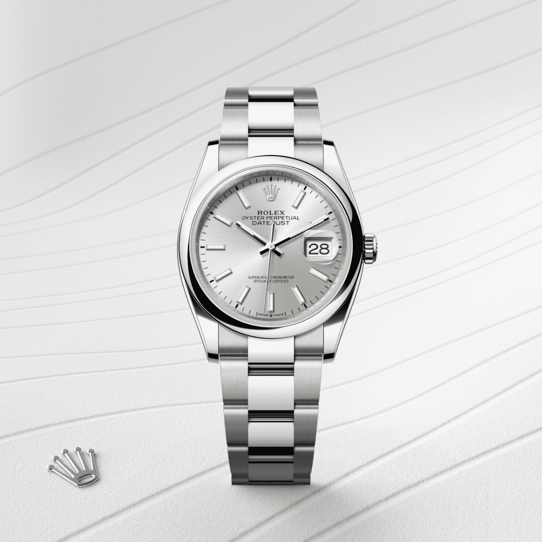 Rolex Datejust 36 Oyster, 36 mm, Edelstahl Oystersteel (M126200-0002) – Juwelier-Eckstein