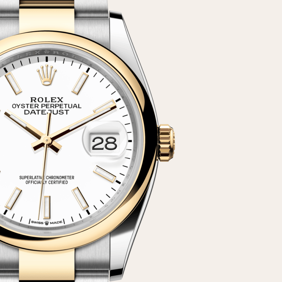 Rolex Datejust 36 mit Zifferblatt Weiß (M126203-0020) – Juwelier-Eckstein