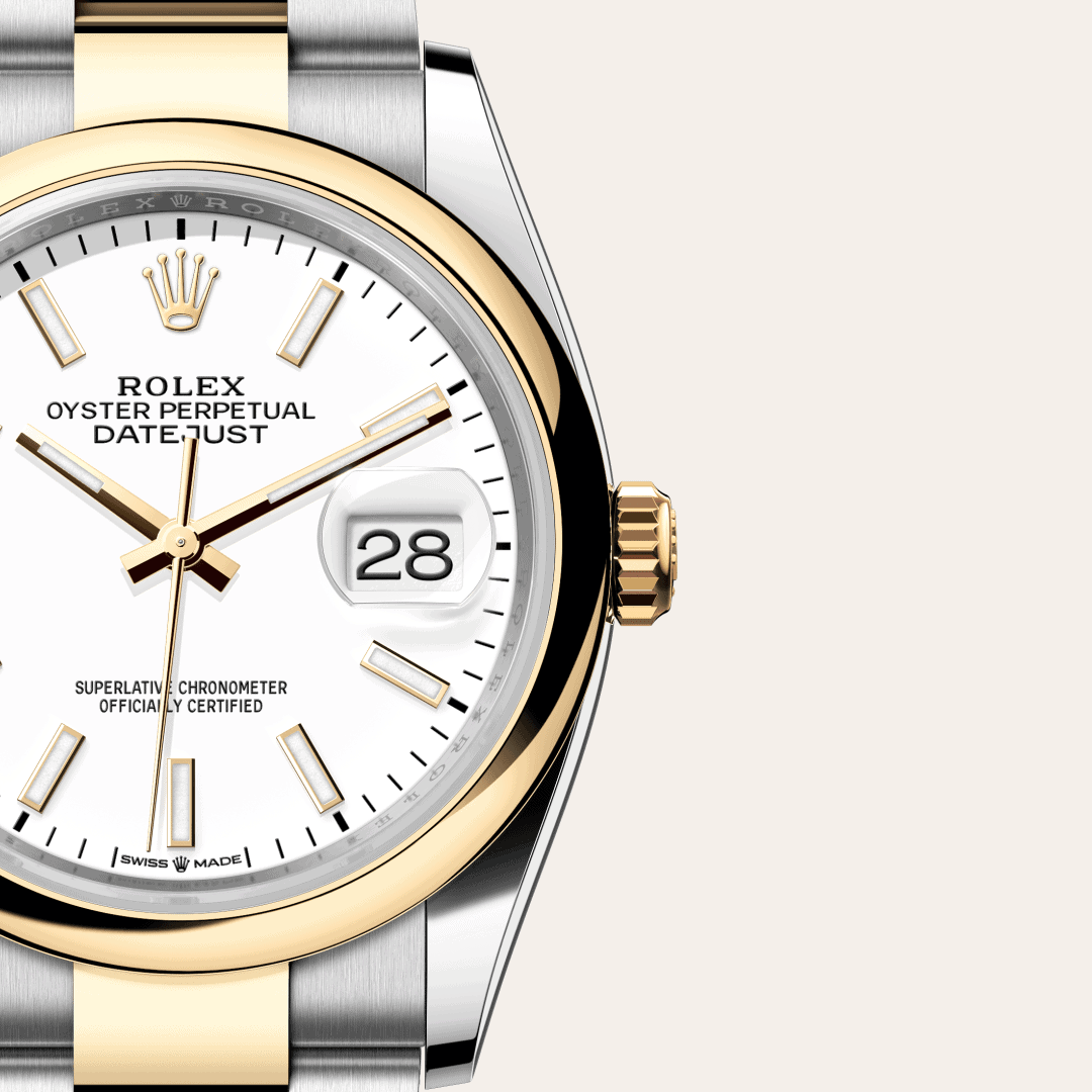 Rolex Datejust 36 mit Zifferblatt Weiß (M126203-0020) – Juwelier-Eckstein