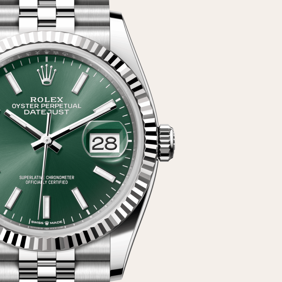 Rolex Datejust 36 mit Zifferblatt Mintgrün (M126234-0051) – Juwelier-Eckstein