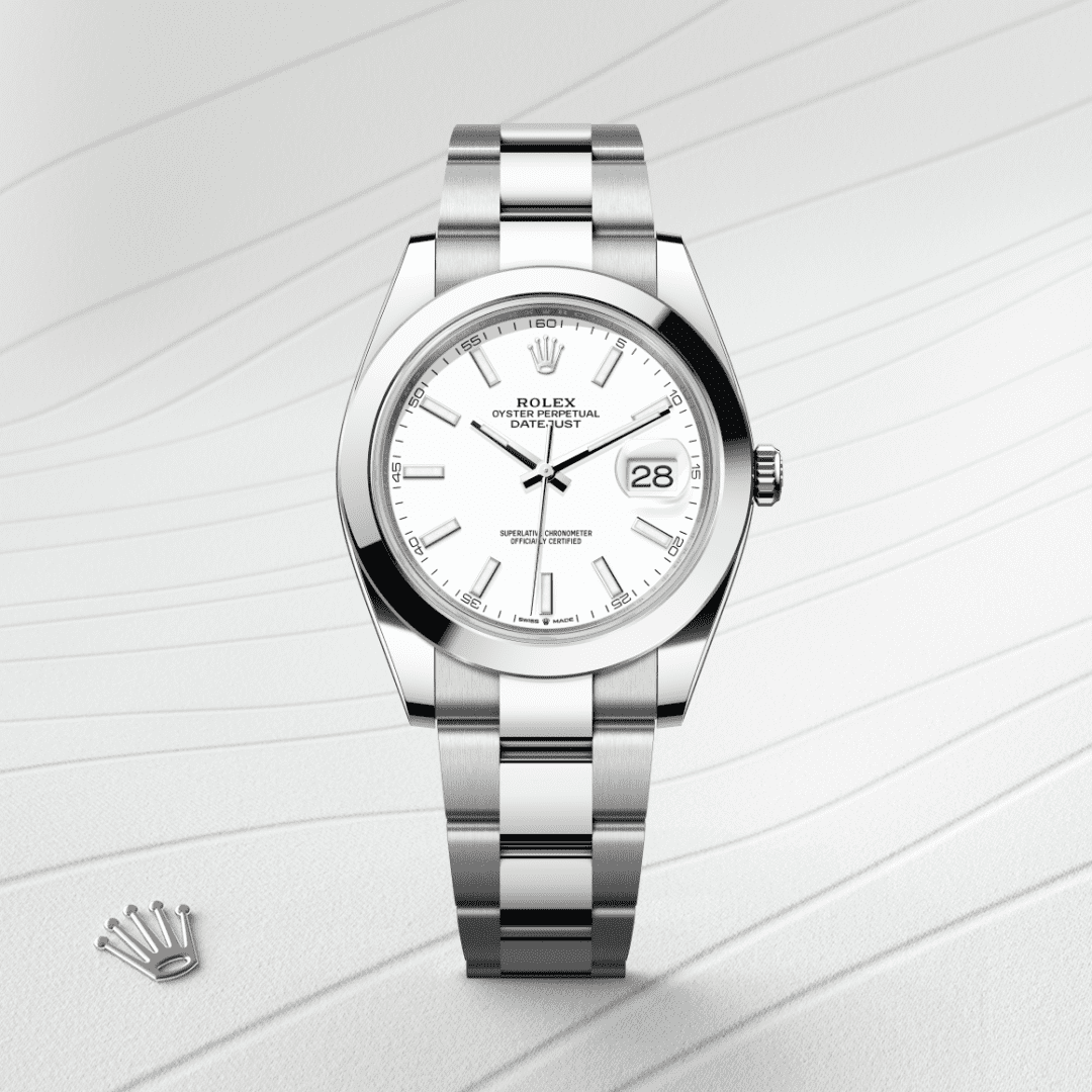 Rolex Datejust 41 Oyster, 41 mm, Edelstahl Oystersteel (M126300-0005) – Juwelier-Eckstein