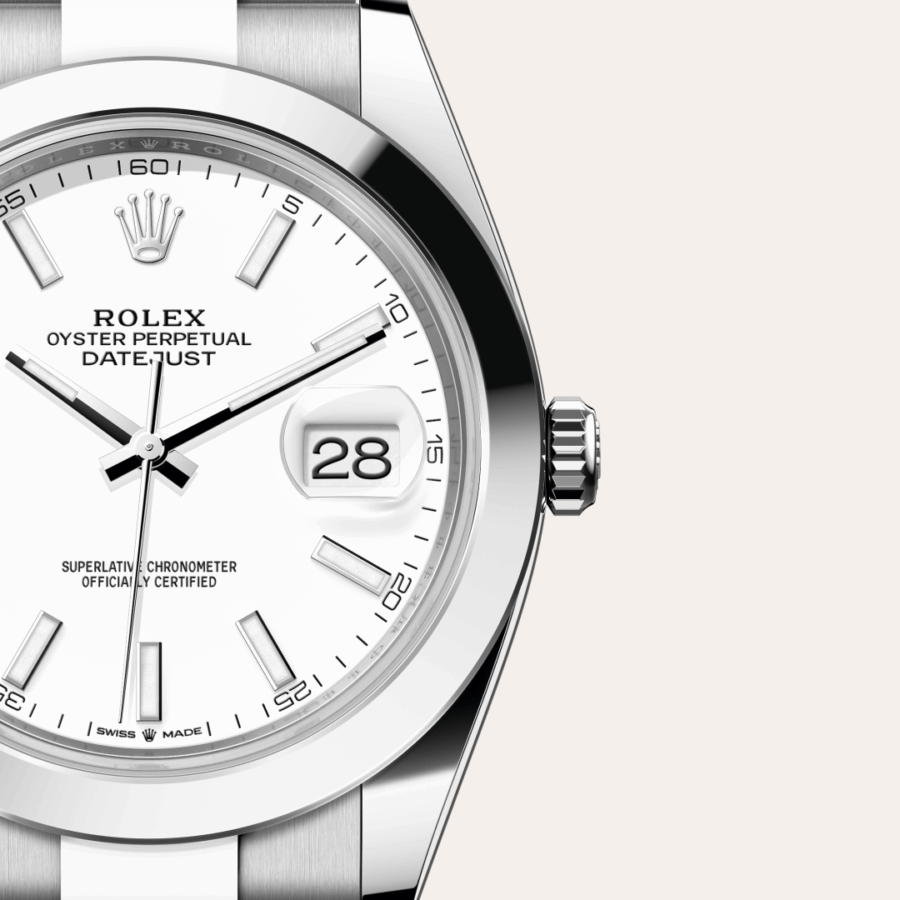 Rolex Datejust 41 mit Zifferblatt Weiß (M126300-0005) – Juwelier-Eckstein