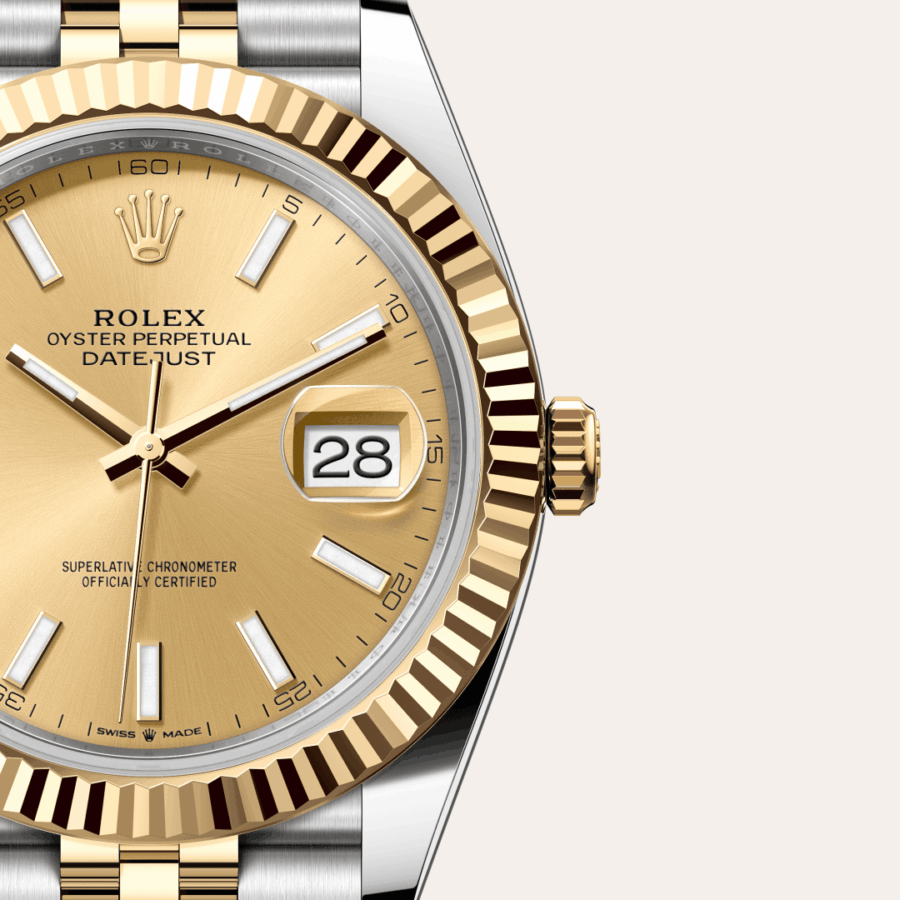 Rolex Datejust 41 mit Zifferblatt Champagnerfarben (M126333-0010) – Juwelier-Eckstein