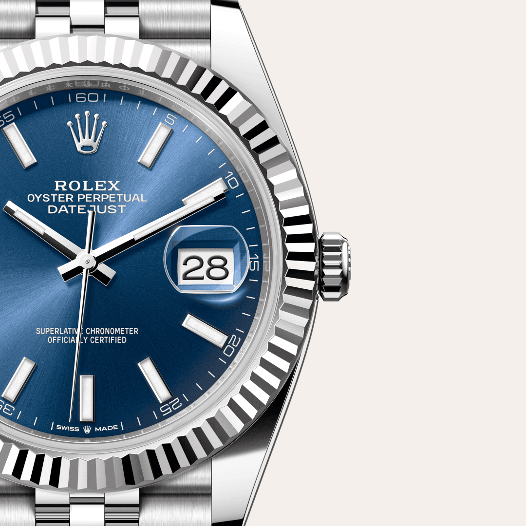 Rolex Datejust 41 mit Zifferblatt Strahlend blau (M126334-0002) – Juwelier-Eckstein