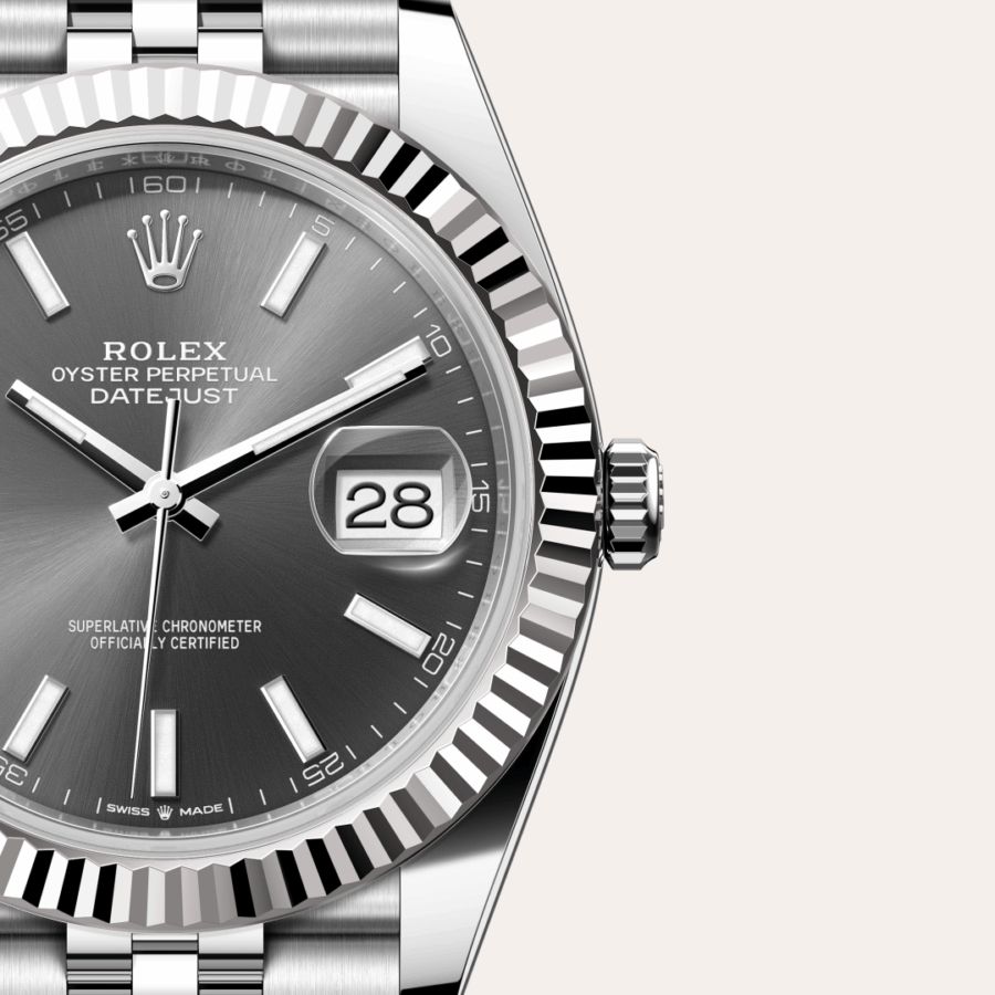 Rolex Datejust 41 mit Zifferblatt Schiefergrau (M126334-0014) – Juwelier-Eckstein