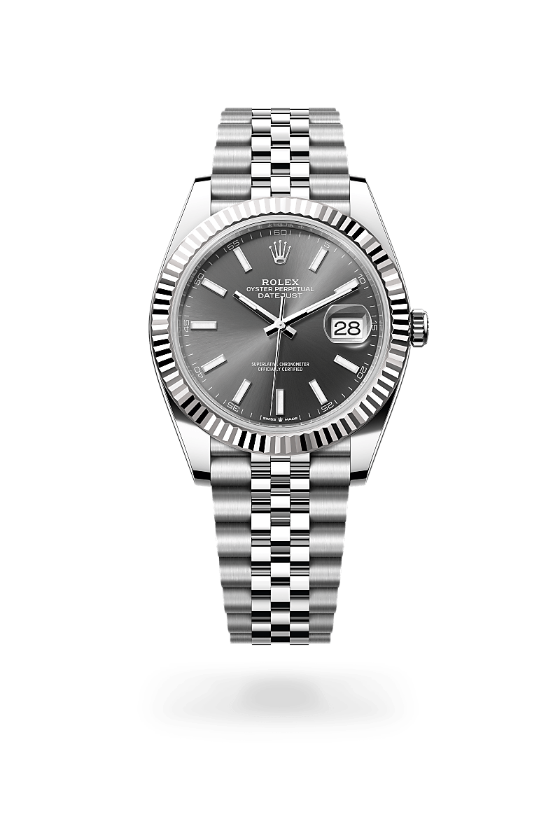 Rolex Datejust 41 in Rolesor weiß (Kombination aus Edelstahl Oystersteel und Weißgold) (M126334-0014) – Juwelier-Eckstein
