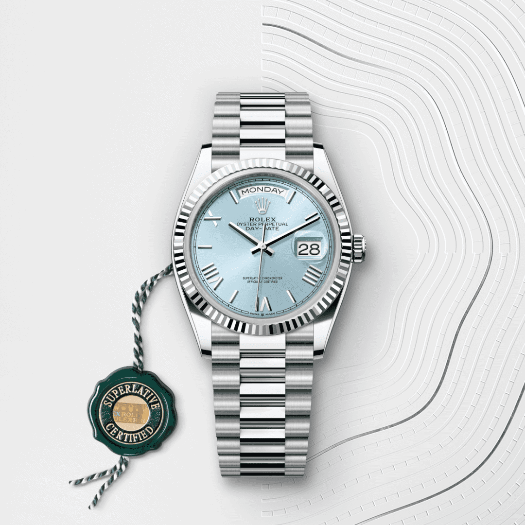 Rolex Day-Date 36 mit Kaliber 3255, Rolex Manufakturwerk (M128236-0018) – Juwelier-Eckstein