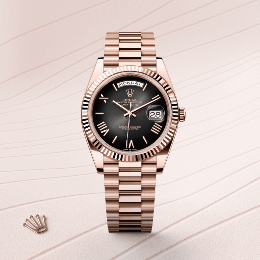 Rolex Day-Date 40 Oyster, 40 mm, Everose-Gold (M228235-0055) – Juwelier-Eckstein
